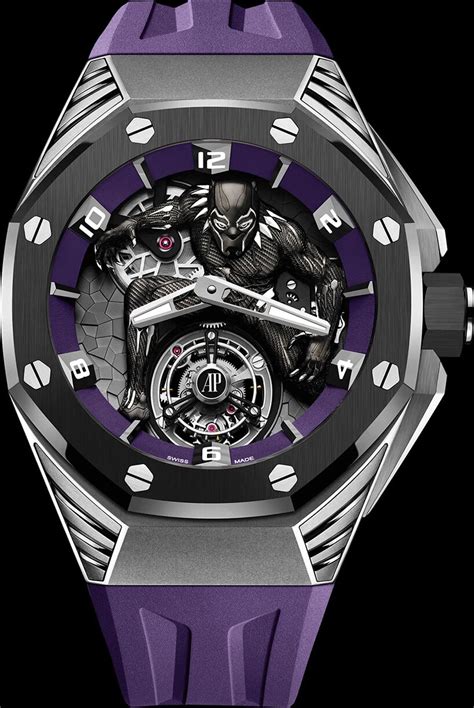 audemars piguet black panther replica|audemars piguet royal oak marvel.